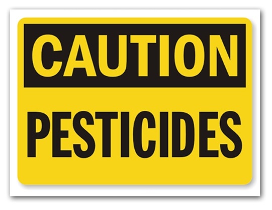 Pesticide-sign