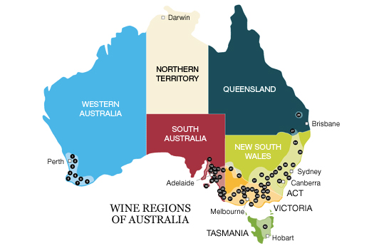 The Best Australian Wine Regions Red and White Wines