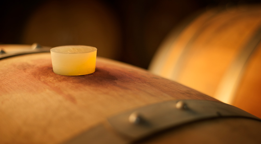 Wine ageing in barrel