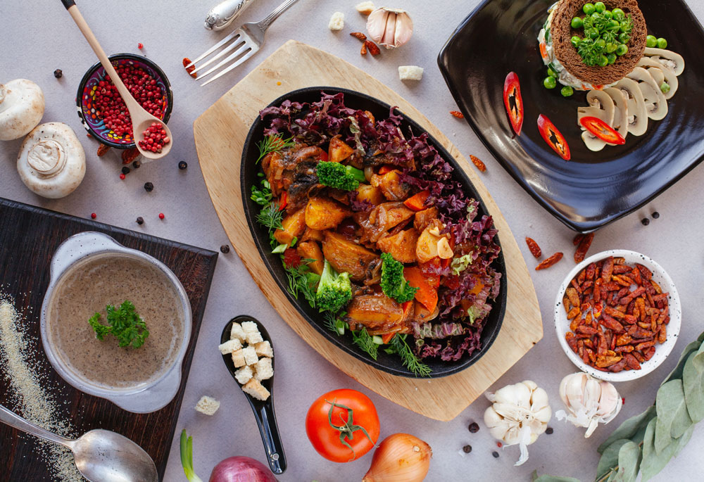 Christmas meat and wine pairings - a vegan Christmas dinner